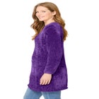 Crewneck Chenille Sweater image number null