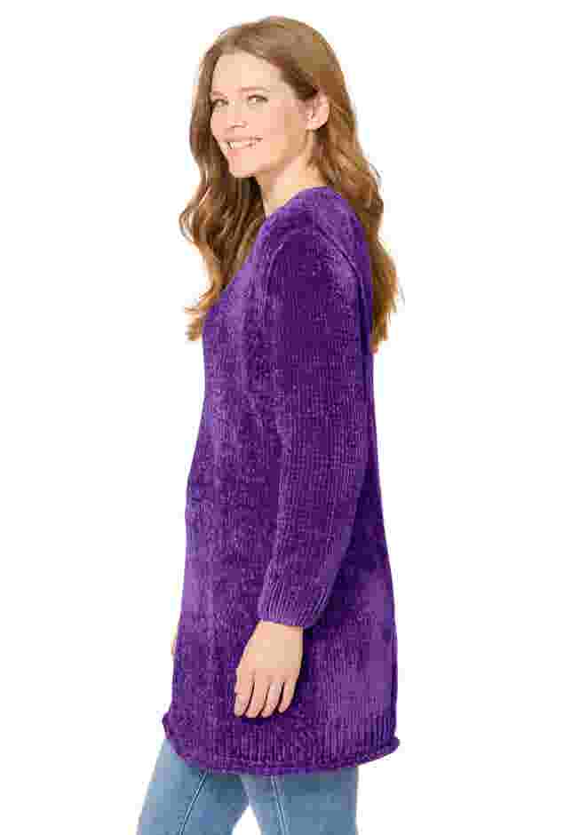 Crewneck Chenille Sweater image number 2