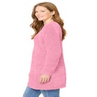 Crewneck Chenille Sweater image number null