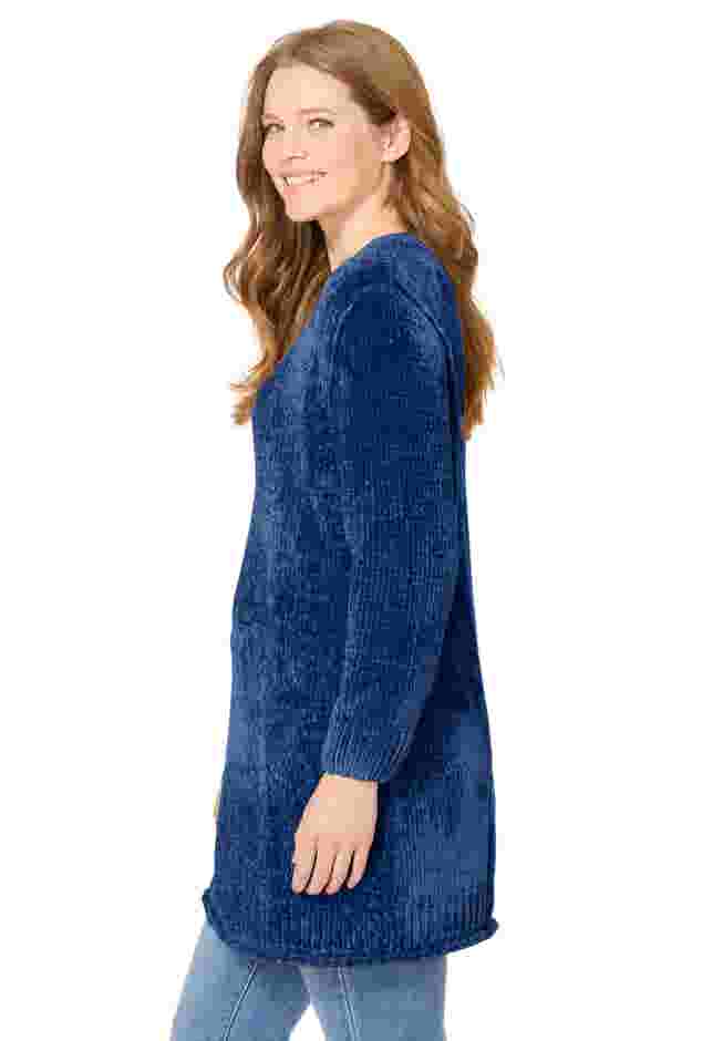 Crewneck Chenille Sweater image number 2