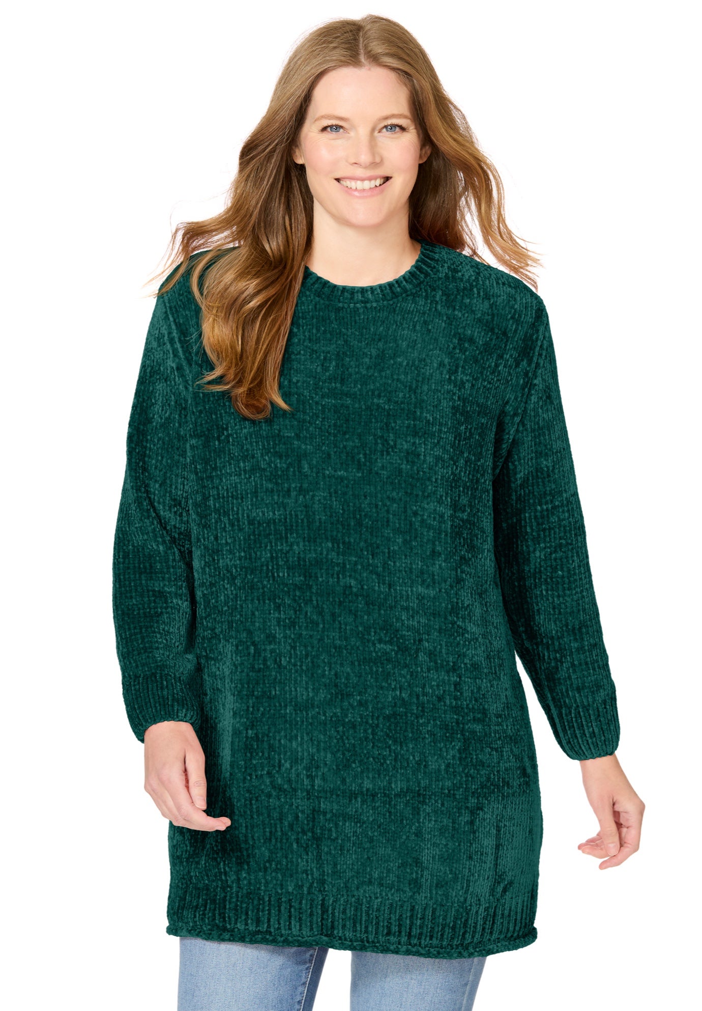 Crewneck Chenille Sweater image number 0