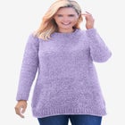Crewneck Chenille Sweater image number null