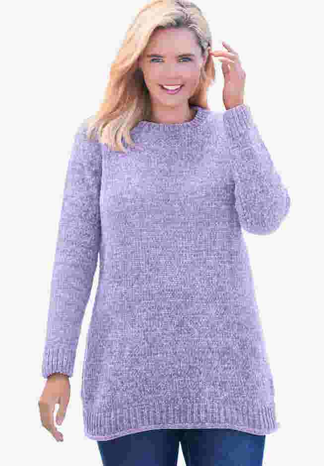 Crewneck Chenille Sweater image number 0