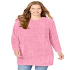 Crewneck Chenille Sweater image number null