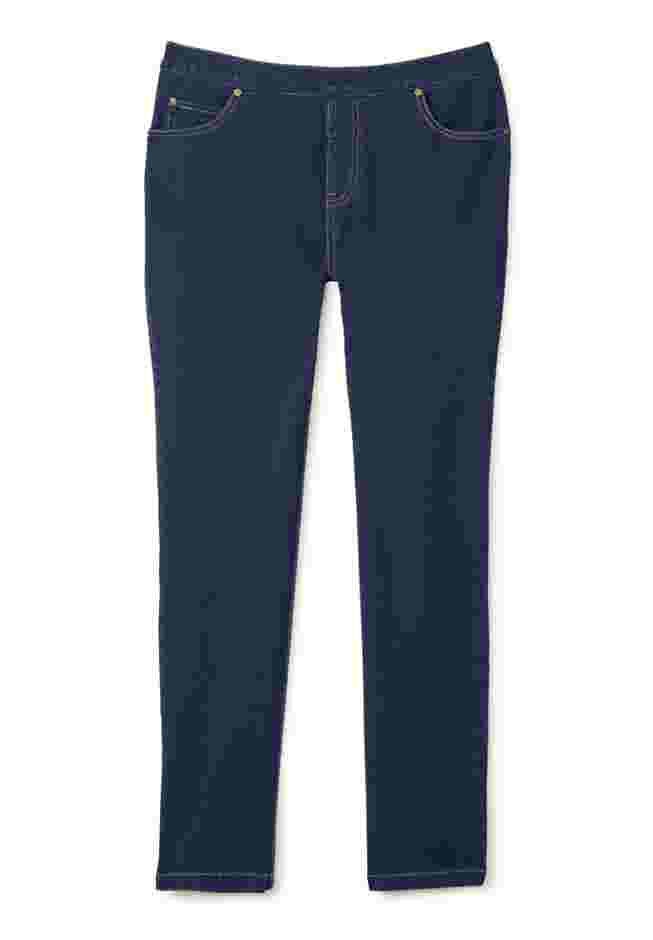 Knit Denim Straight-Leg Jean image number 2
