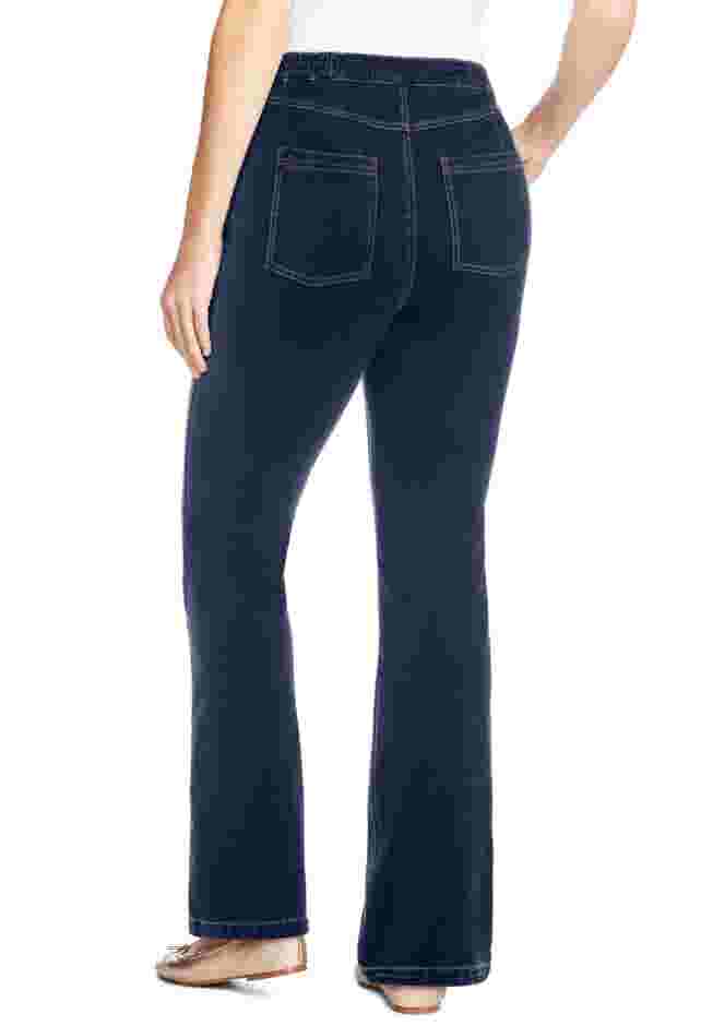 Knit Denim Bootcut Jean image number 1