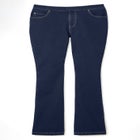 Bootcut Stretch-Knit Denim Five-Pocket Jeans image number null
