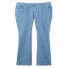 Bootcut Stretch-Knit Denim Five-Pocket Jeans image number null