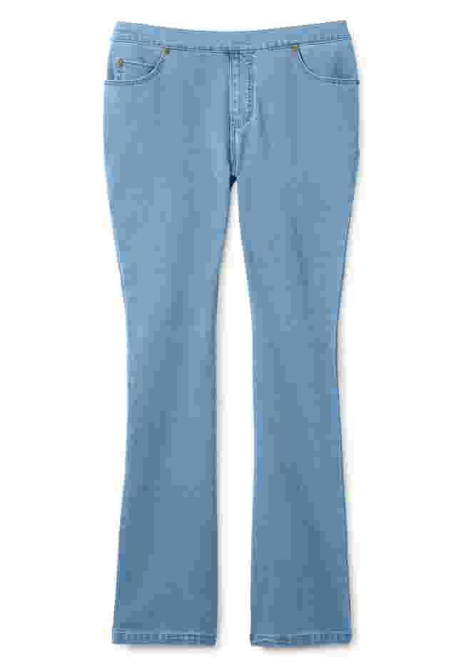 Knit Denim Bootcut Jean image number 2