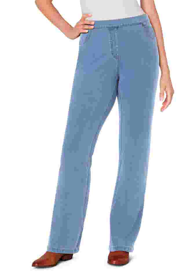 Knit Denim Bootcut Jean image number 0