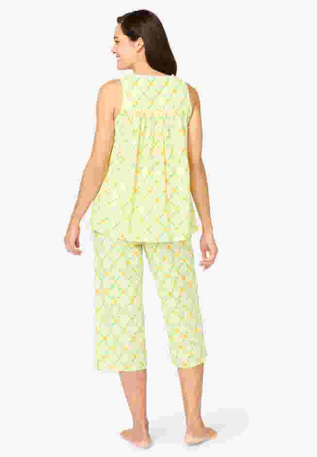 Sleeveless PJ Capri Set image number 1