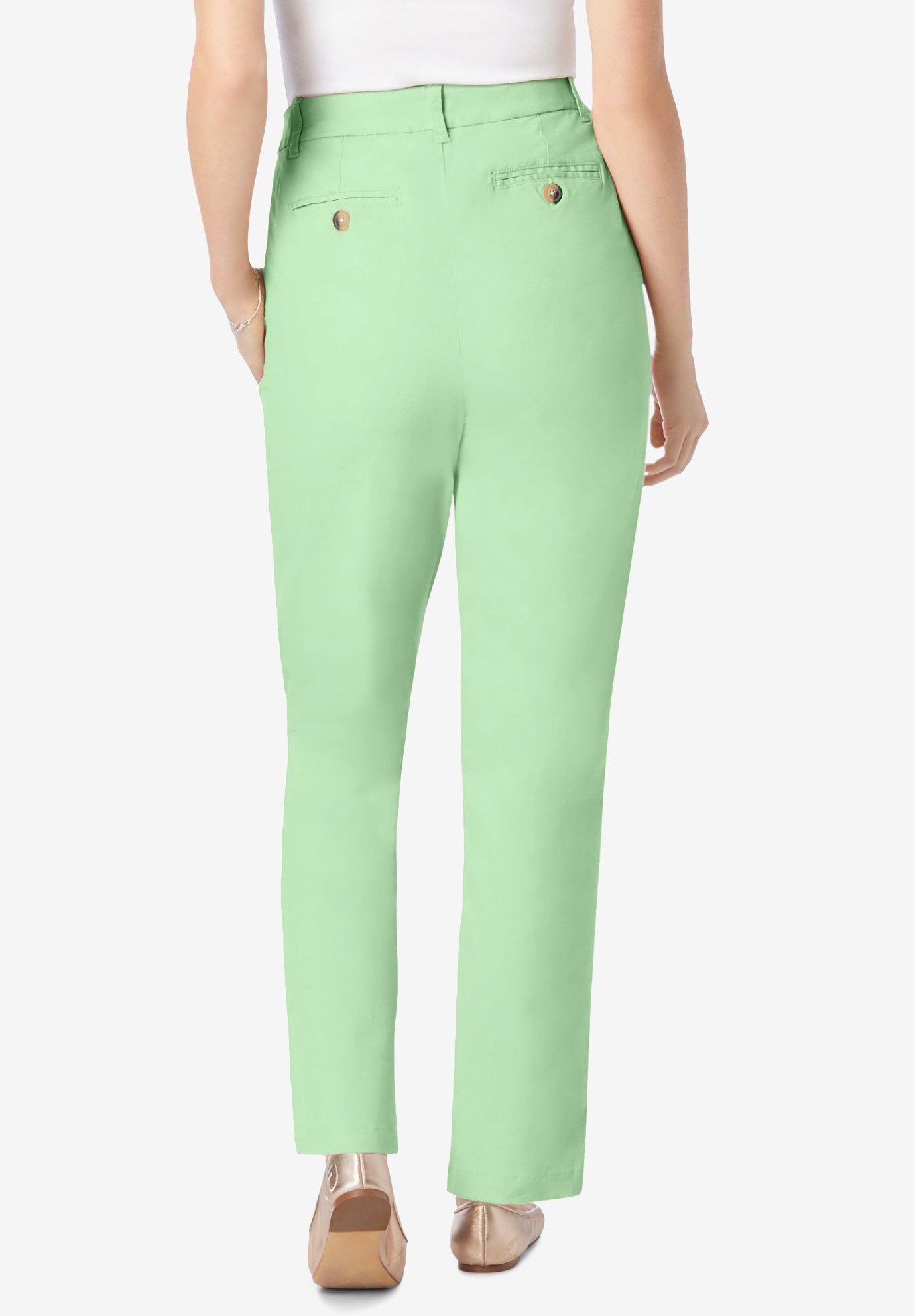 Adjustable Waist Straight-Leg Chino image number 1