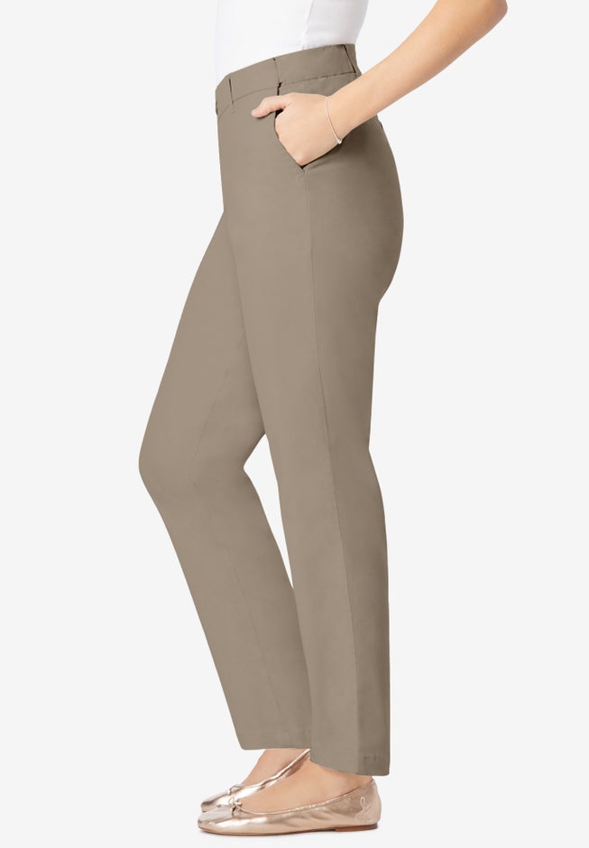 Adjustable Waist Straight-Leg Chino image number 2