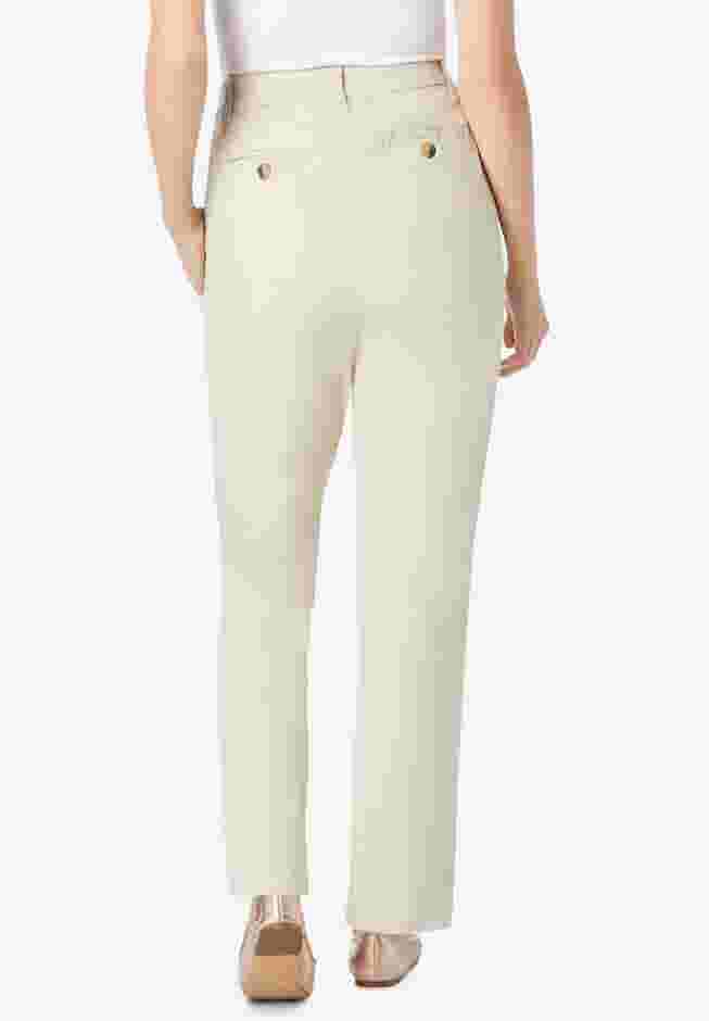 Adjustable Waist Straight-Leg Chino image number 1