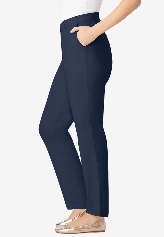 Adjustable Waist Straight-Leg Chino image number 2