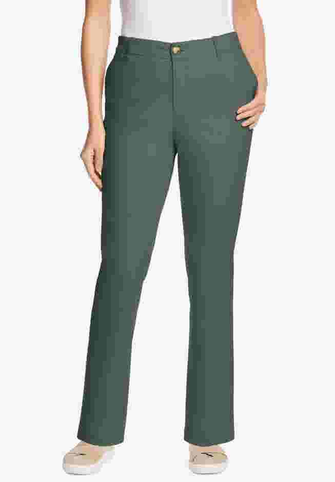 Adjustable Waist Straight-Leg Chino image number 0