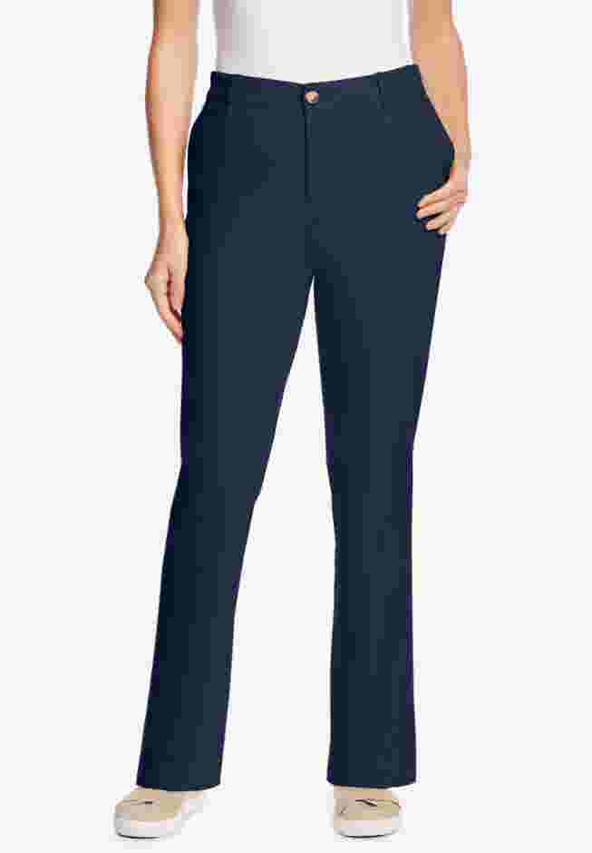 Adjustable Waist Straight-Leg Chino image number 0
