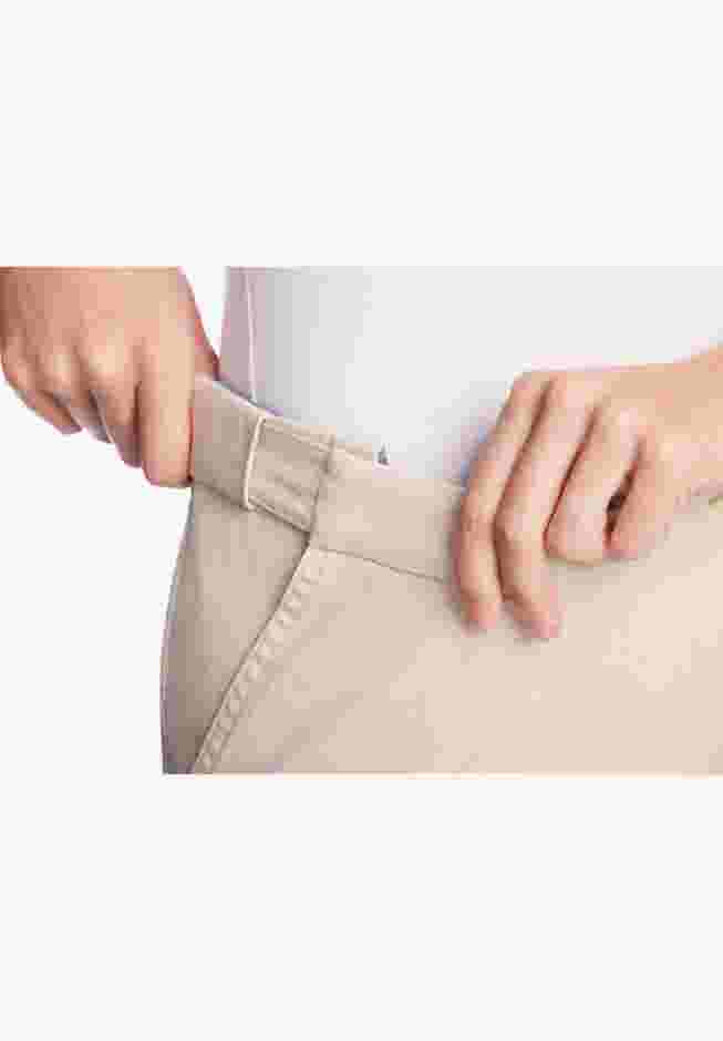 Adjustable Waist Chino Capri image number 4