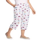 Adjustable Waist Chino Capri image number null