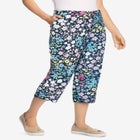 Adjustable Waist Chino Capri image number null