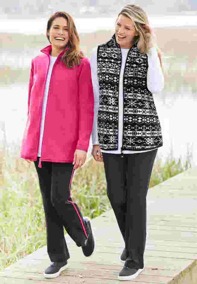 Stretch Cotton Side-Stripe Bootcut Legging image number 6