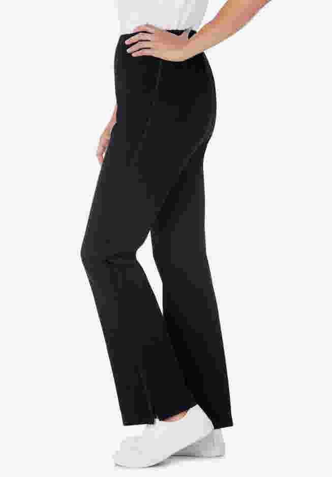 Stretch Cotton Side-Stripe Bootcut Legging image number 2