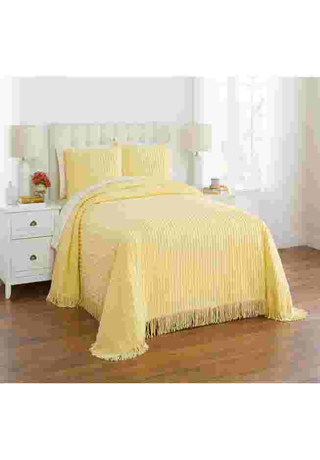Chenille 100% Cotton Bedspread image number 0