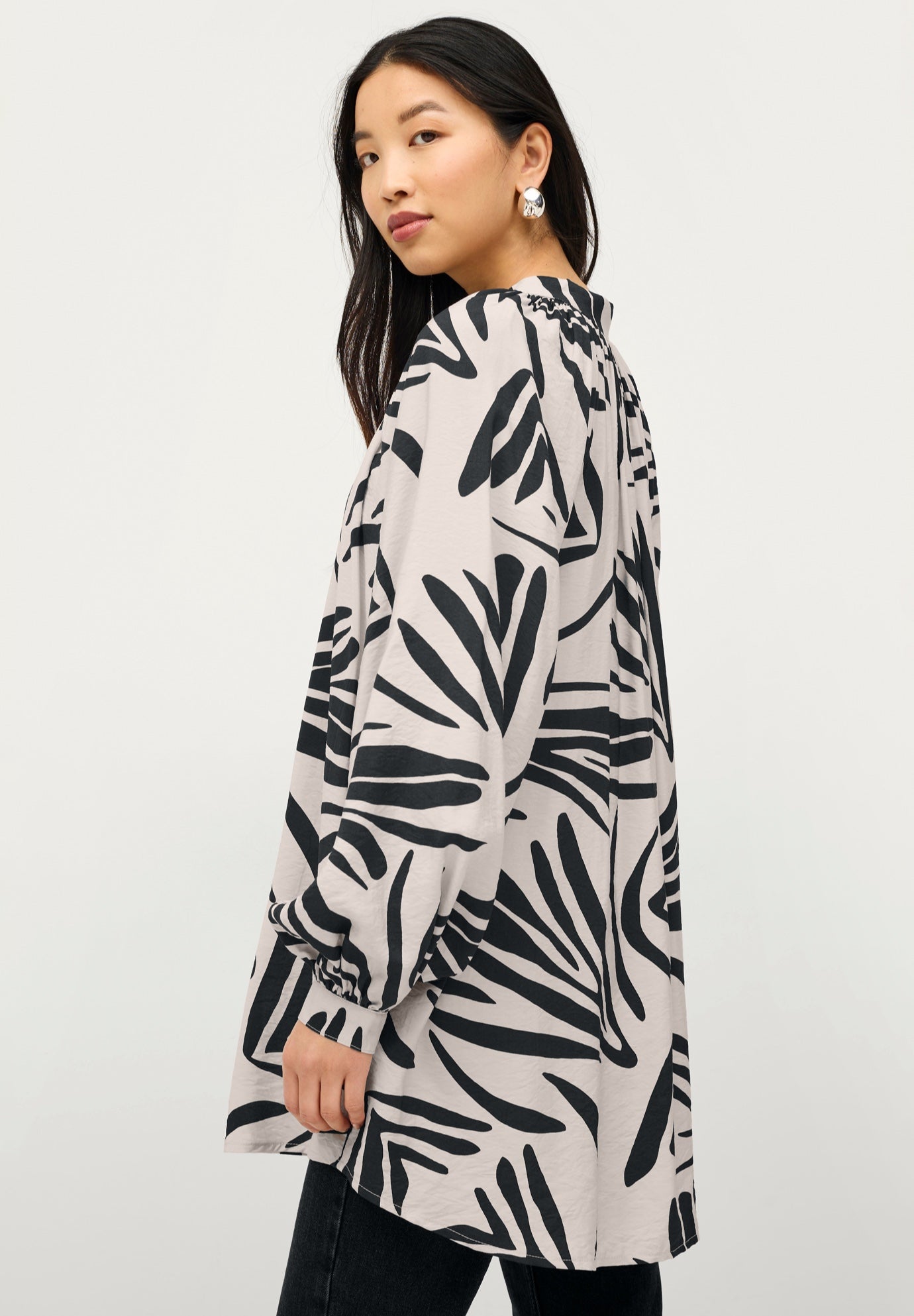 Notched V-Neck Tunic image number 1