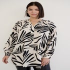 Notched V-Neck Tunic image number null