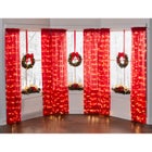 Set Of 3 Cordless Pre-Lit Mini Christmas Wreaths image number null