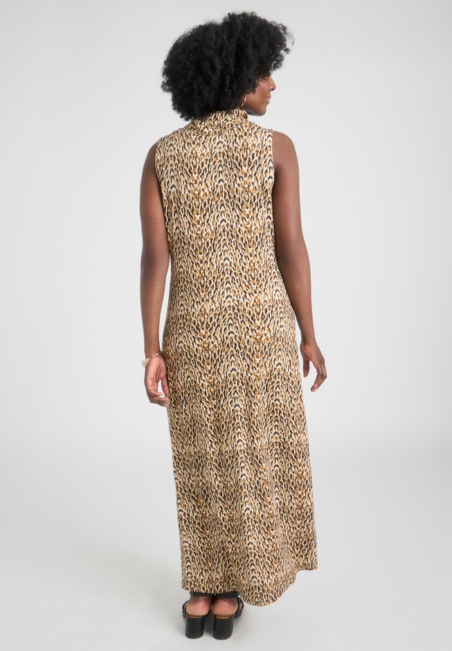 Sleeveless Cowl Neck Maxi image number 1