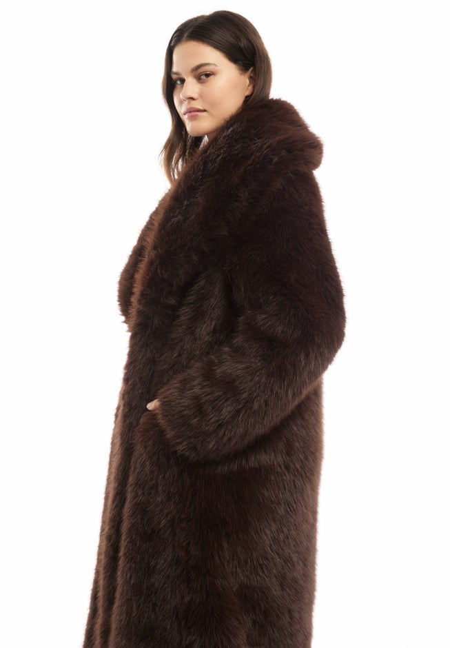 Shaggy Faux Fur Coat image number 2