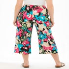 Pull-On Elastic-Waist Soft Capri image number null