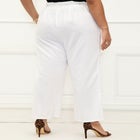 ELOQUII Elements Paperbag Waist Wide Leg Pants image number null