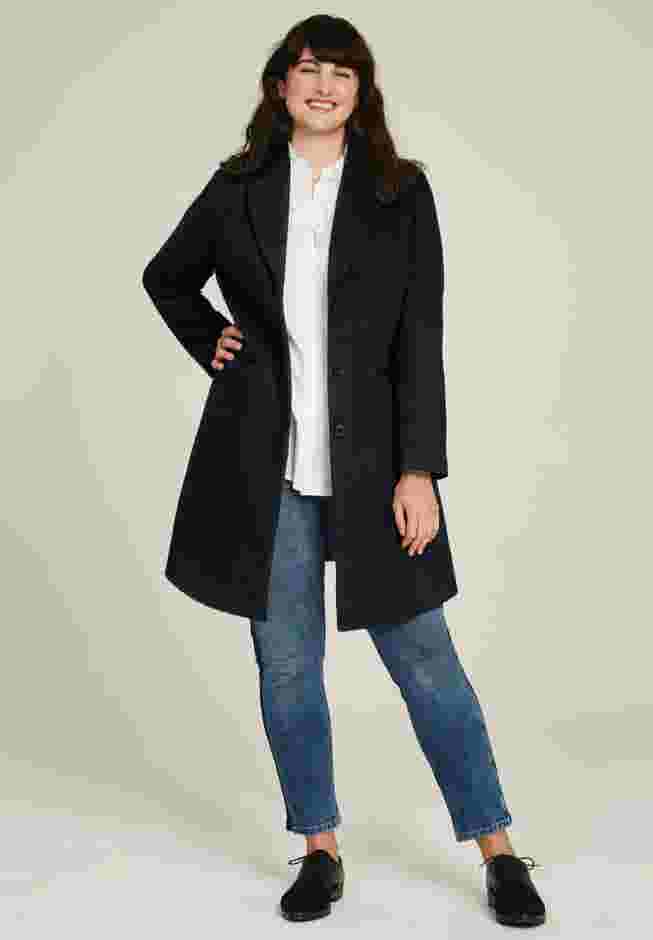 Classic Wool-Blend Coat image number 4
