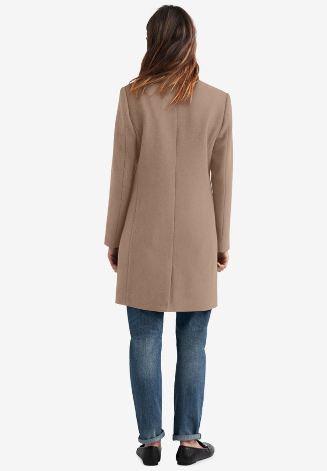 Classic Wool-Blend Coat image number 1