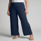 Everyday Stretch Knit Wide Leg Pant image number null