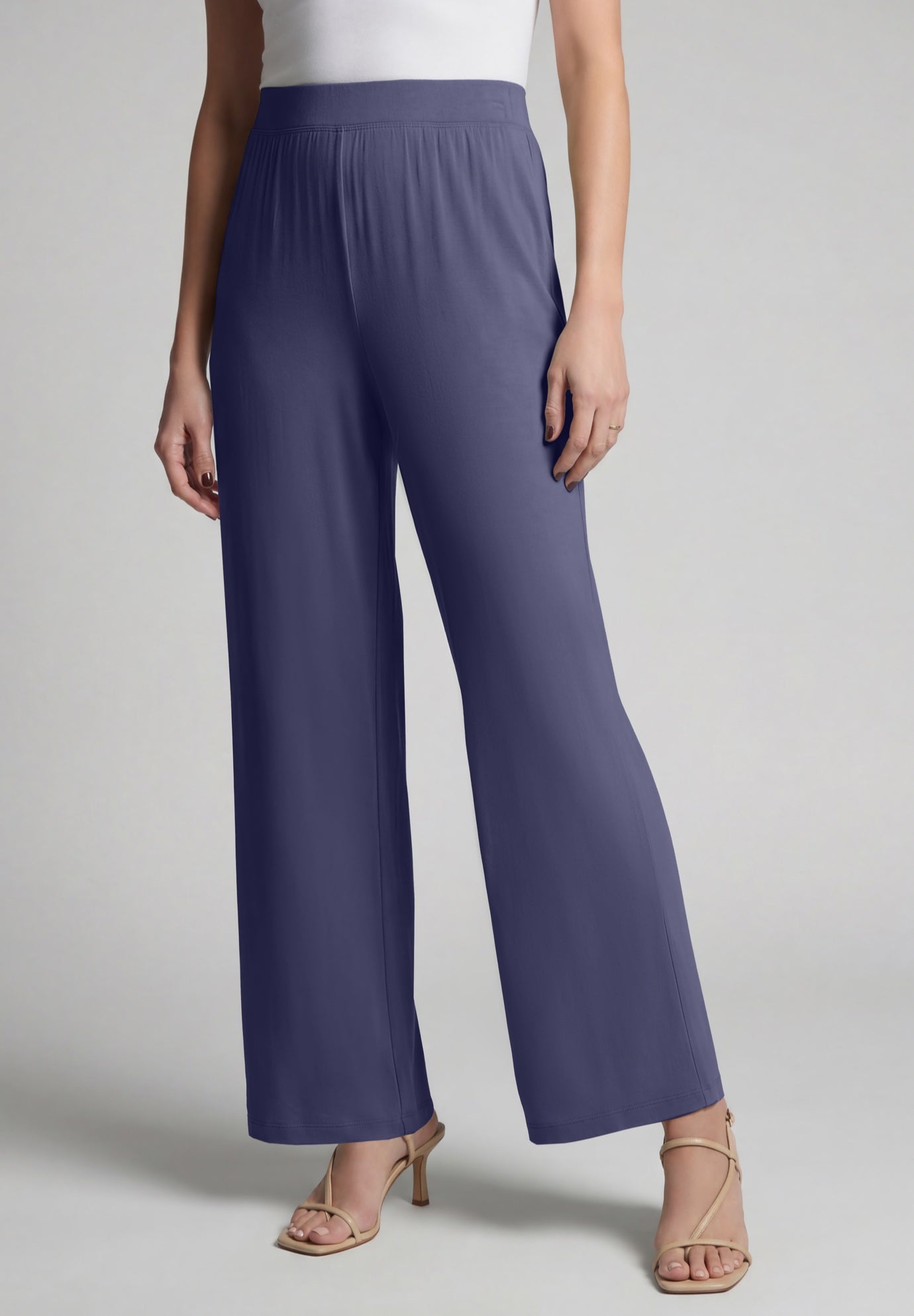 Everyday Stretch Knit Wide Leg Pant image number 0