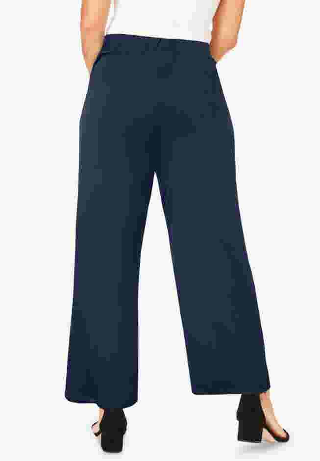 Everyday Stretch Knit Wide Leg Pant image number 2
