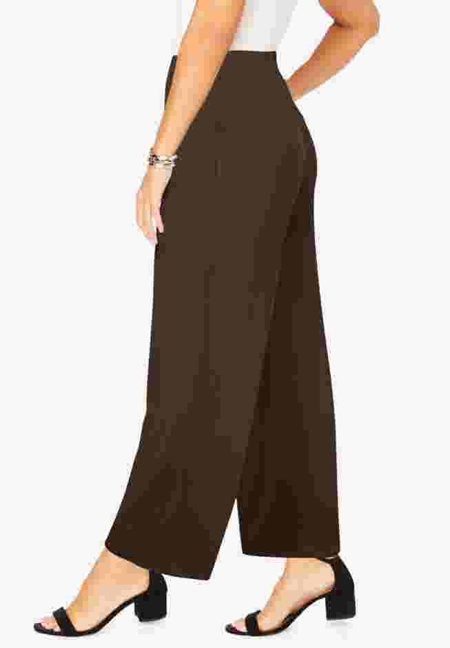 Everyday Stretch Knit Wide Leg Pant image number 2