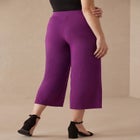 Everyday Stretch Knit Wide Leg Crop Pant image number null