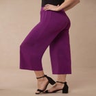 Everyday Stretch Knit Wide Leg Crop Pant image number null