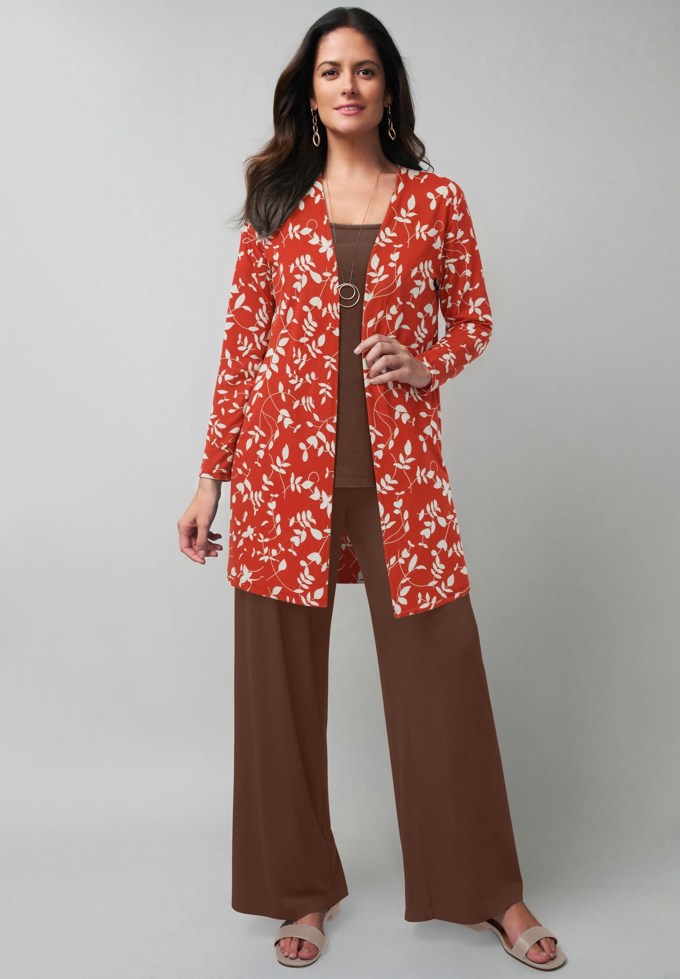 Everyday Stretch Knit Wide Leg Pant image number 0