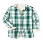 Fleece Flannel Snap-Front Shirt image number null