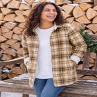Fleece Flannel Snap-Front Shirt image number 0