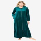 Dreams & Co&reg; Hooded Velour Robe image number null