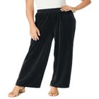 Wide Leg Velour Pant image number 0