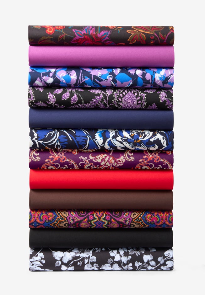 Plus Size 3/4 Sleeve Boatneck Swing Dress image number 3