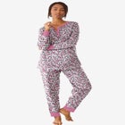 Thermal Henley Pajama Set image number null
