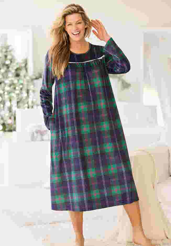 Only Necessities® Velour Gown image number 4